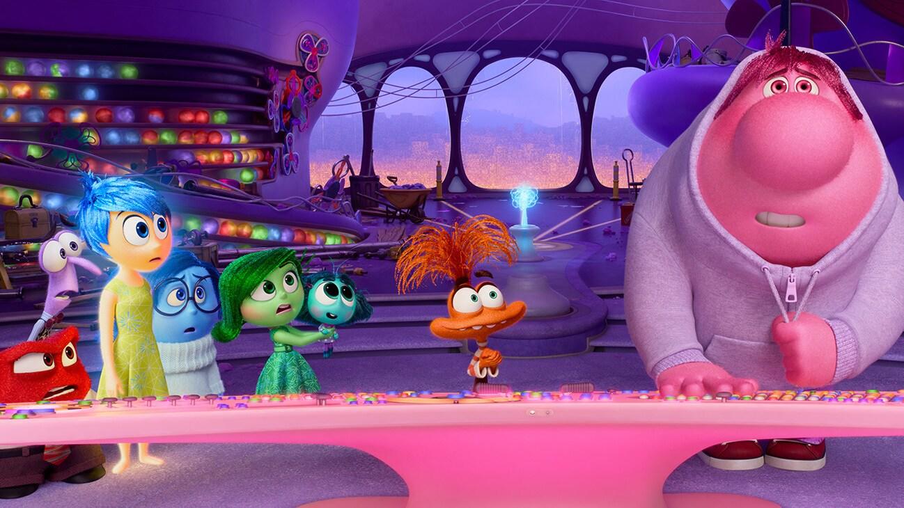 les personnages de inside out