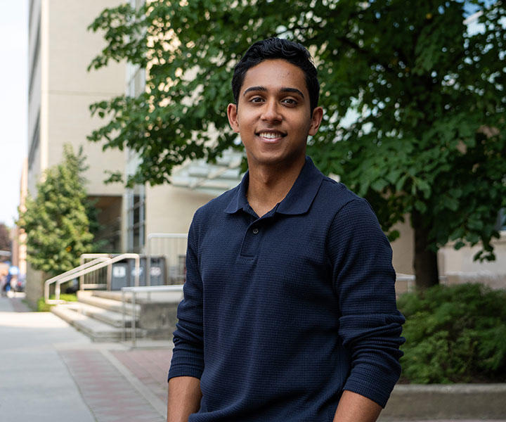 Kevin Joseph, Boursier Schulich Leader 2024, étudiant au baccalauréat en sciences biomédicales.