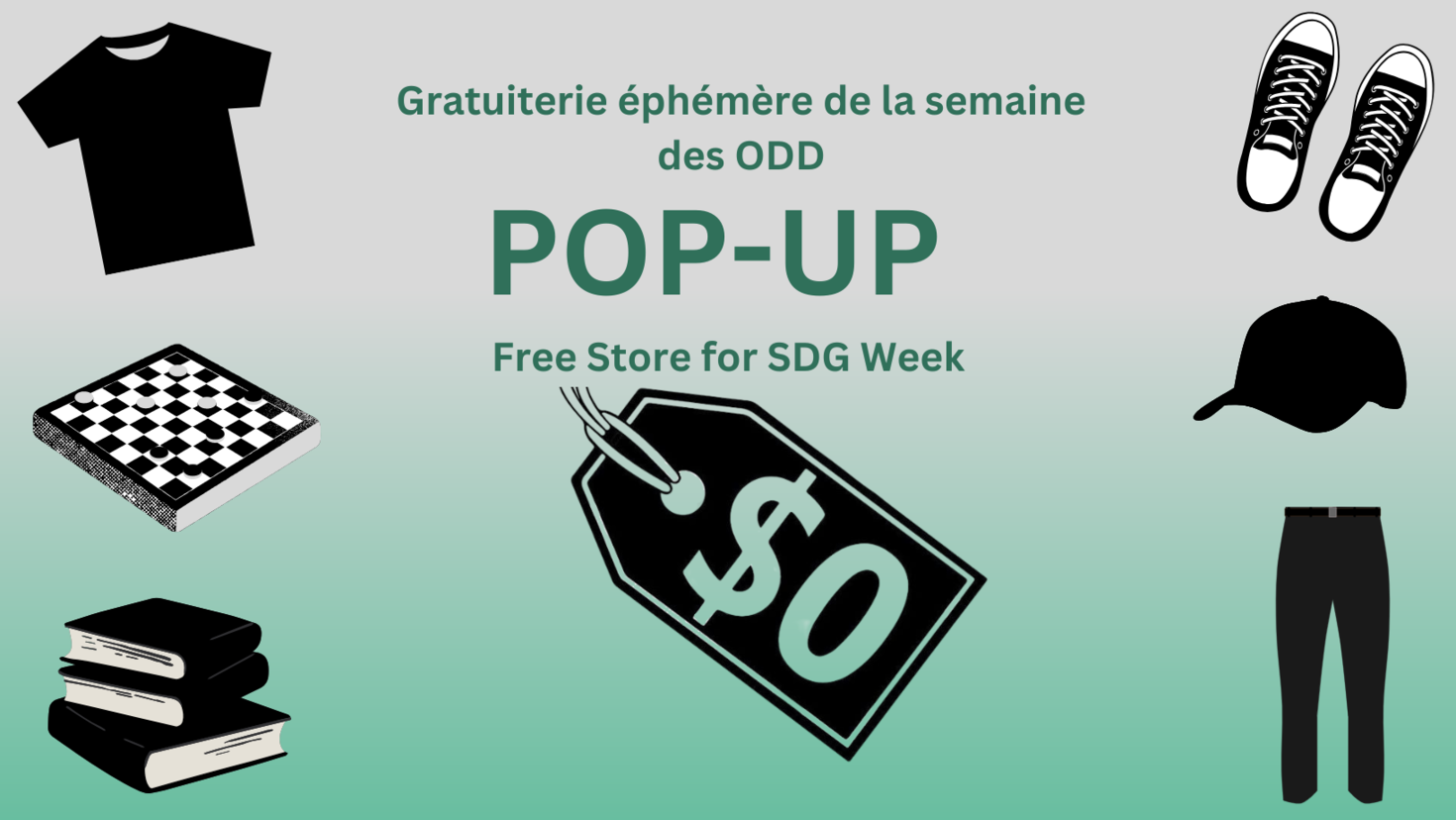Gratuiterie éphémère de la semaine des ODD