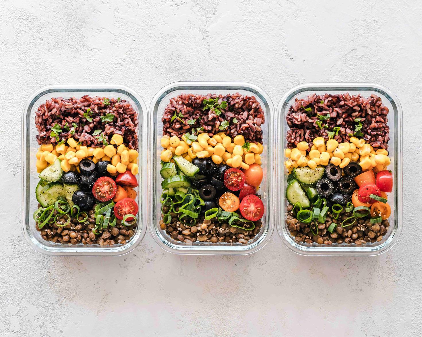 Three salads 