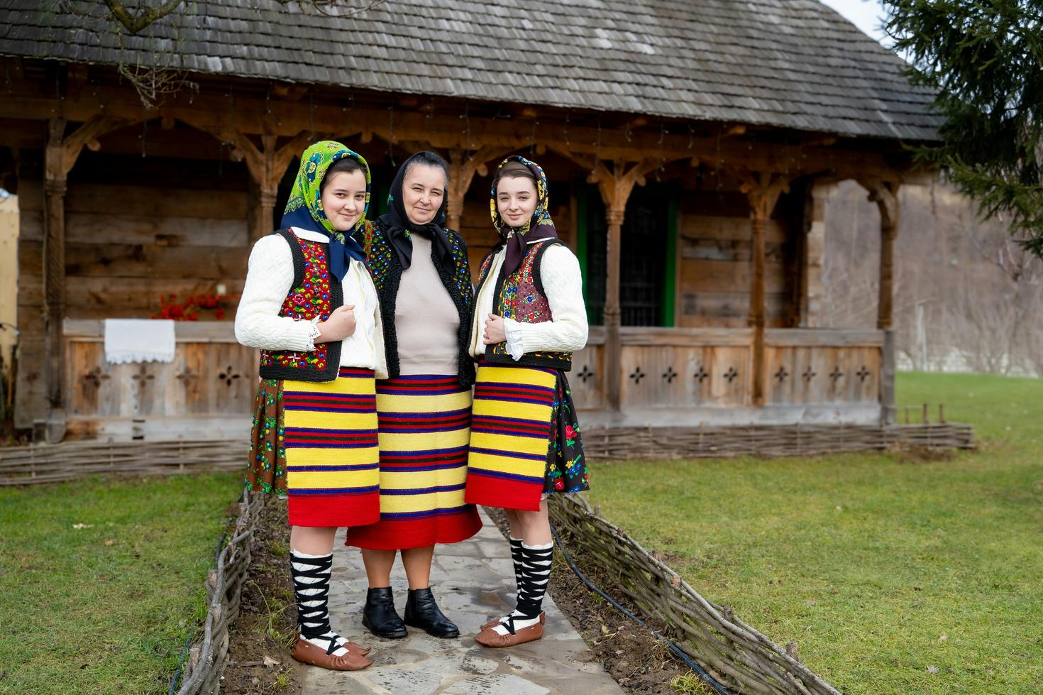 Three woman in Romania